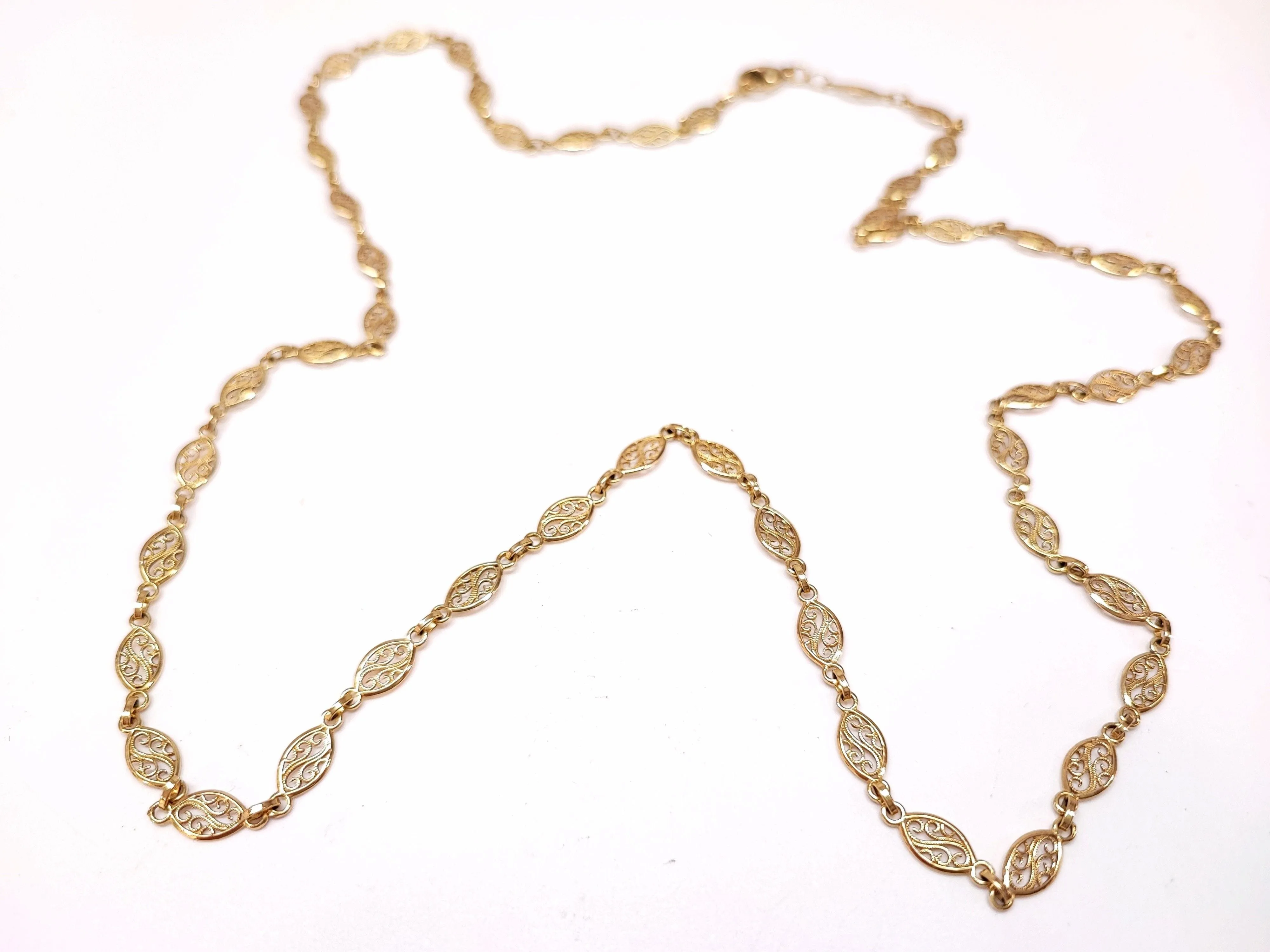 Collier sautoir filigrane sold by 58 Facettes product image thumbnail 4