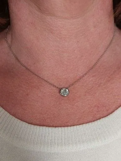 COLLIER DIAMANT SOLITAIRE 1.19 CARAT sold by 58 Facettes product image thumbnail 2