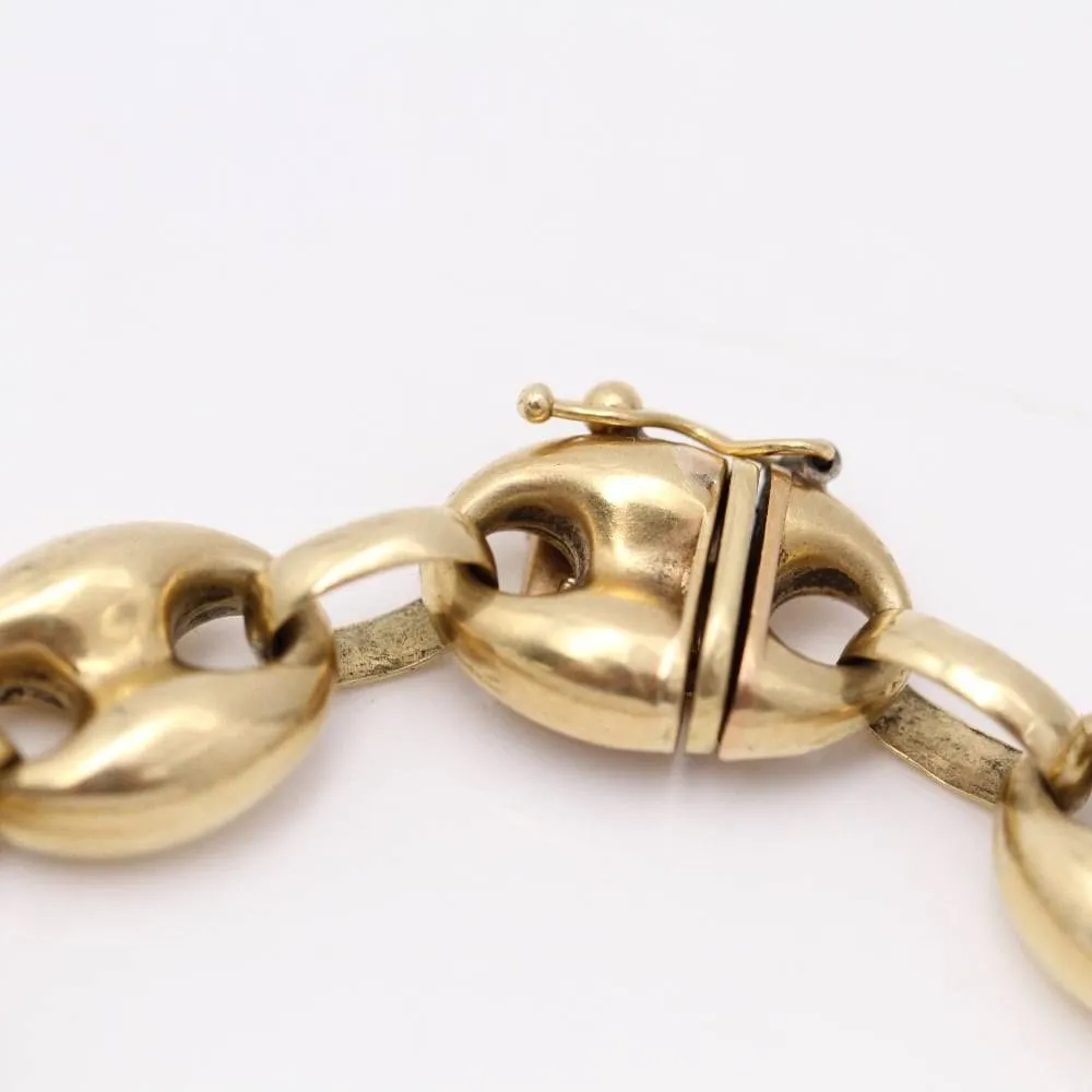 Bracelet calabrote semi creux, or jaune sold by 58 Facettes product image thumbnail 4