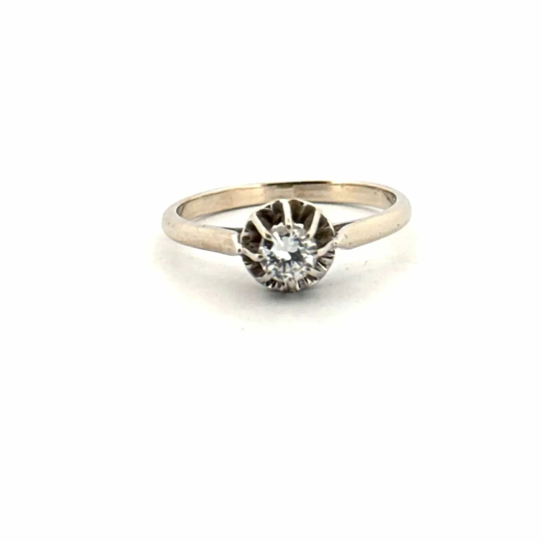 Solitaire Or Blanc 18k & Diamant sold by 58 Facettes