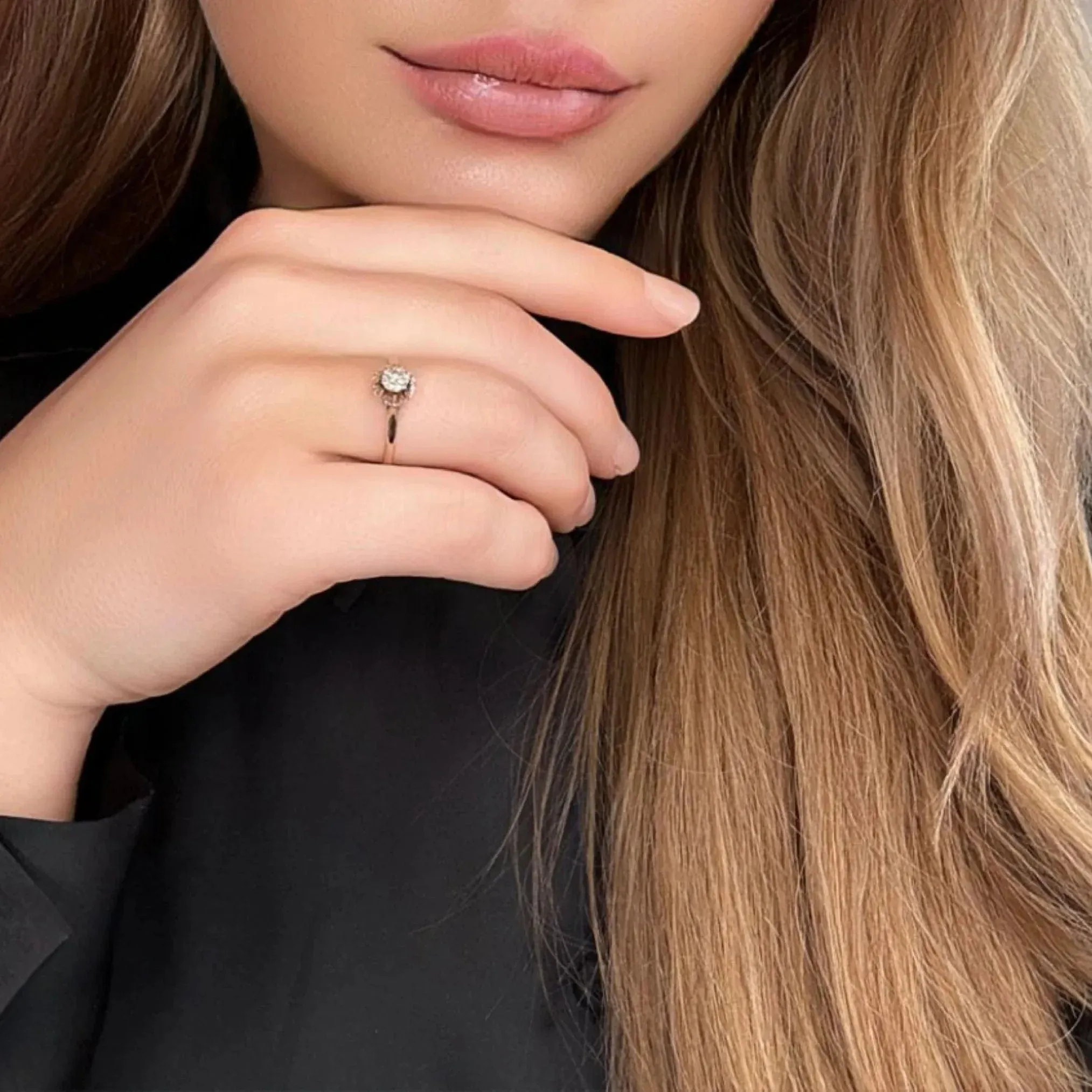 Solitaire Or Blanc 18k & Diamant sold by 58 Facettes product image thumbnail 2