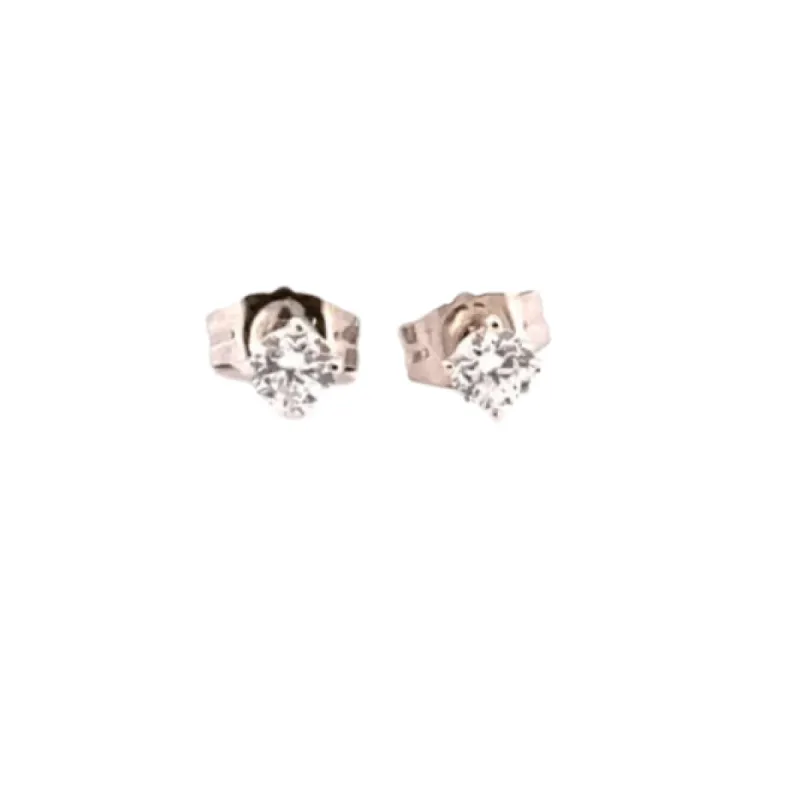 Puces d'oreilles Or Blanc Diamants sold by 58 Facettes