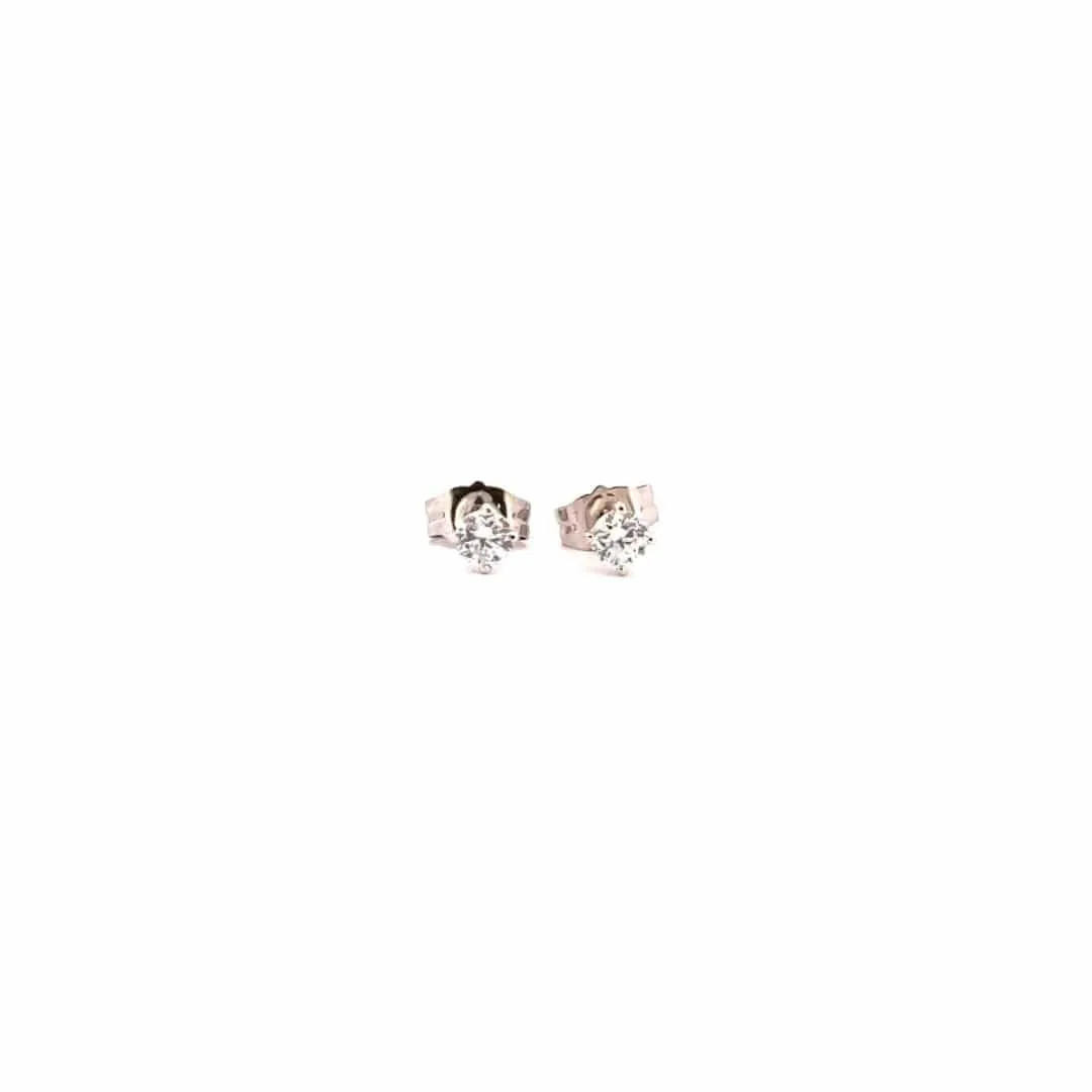 Puces d'oreilles Or Blanc Diamants sold by 58 Facettes product image thumbnail 2