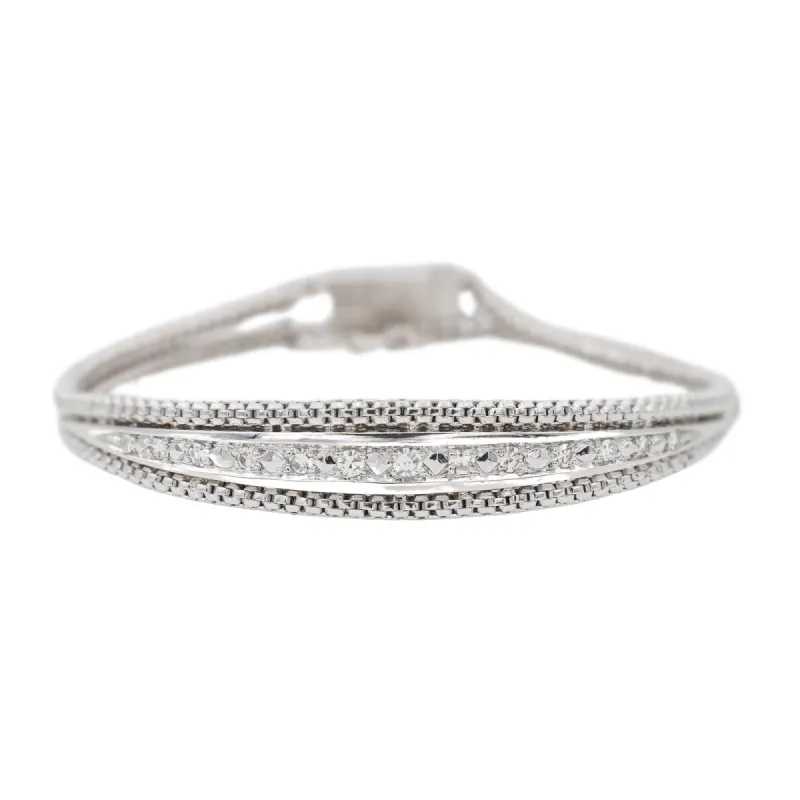 Bracelet Or blanc Diamant sold by 58 Facettes