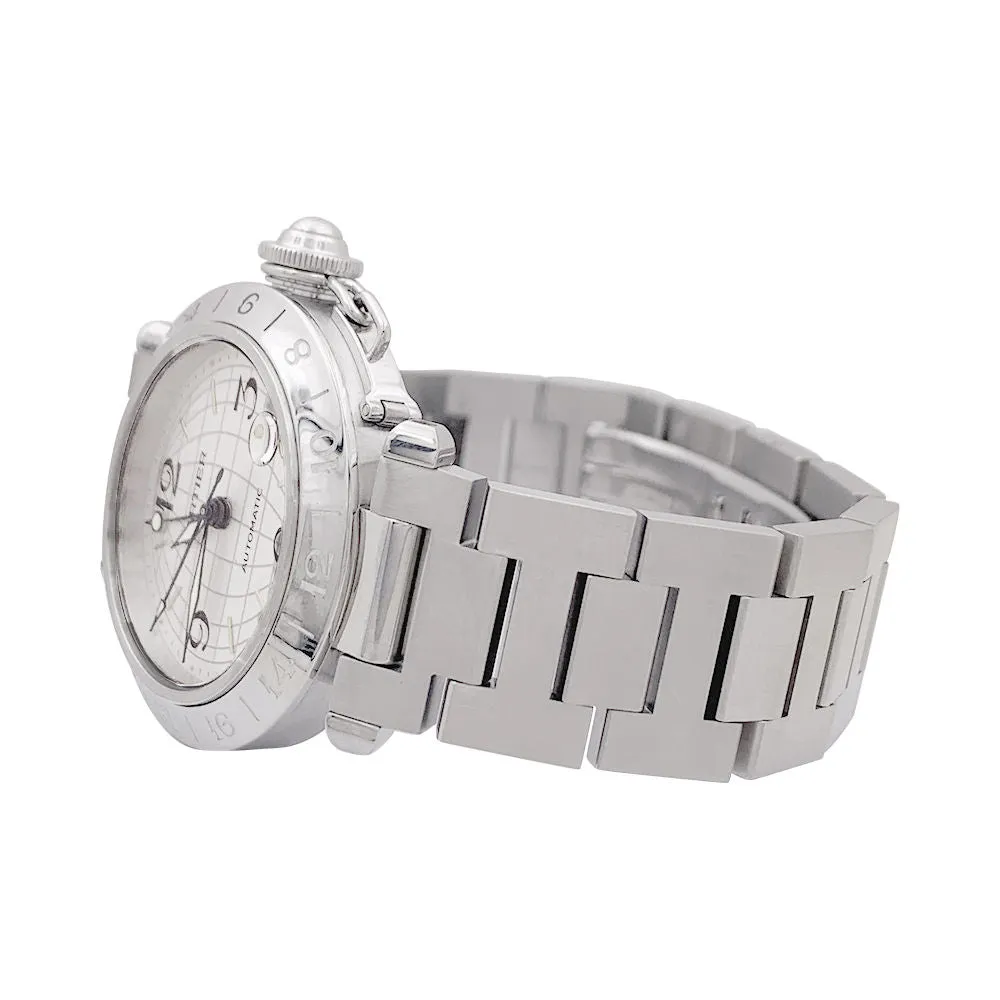 Montre Cartier "Pasha GMT" acier. sold by 58 Facettes product image thumbnail 4