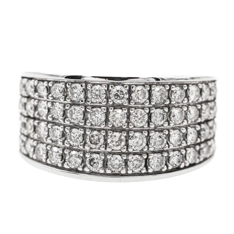 Bague Bague Or blanc Diamant sold by 58 Facettes