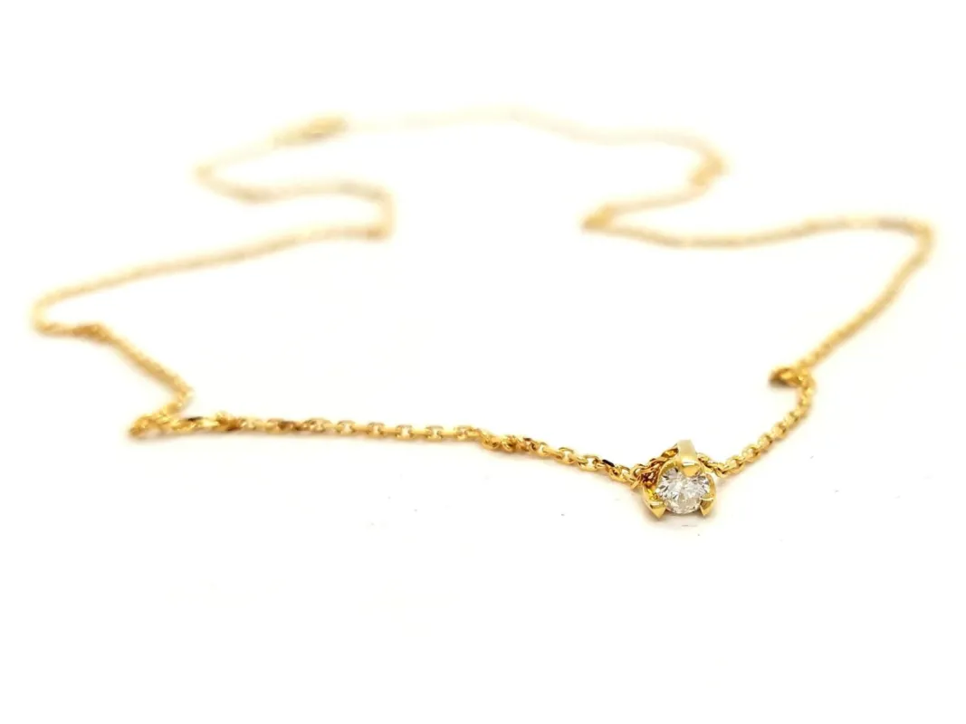 Collier Chaîne + pendentif Or jaune Diamant sold by 58 Facettes