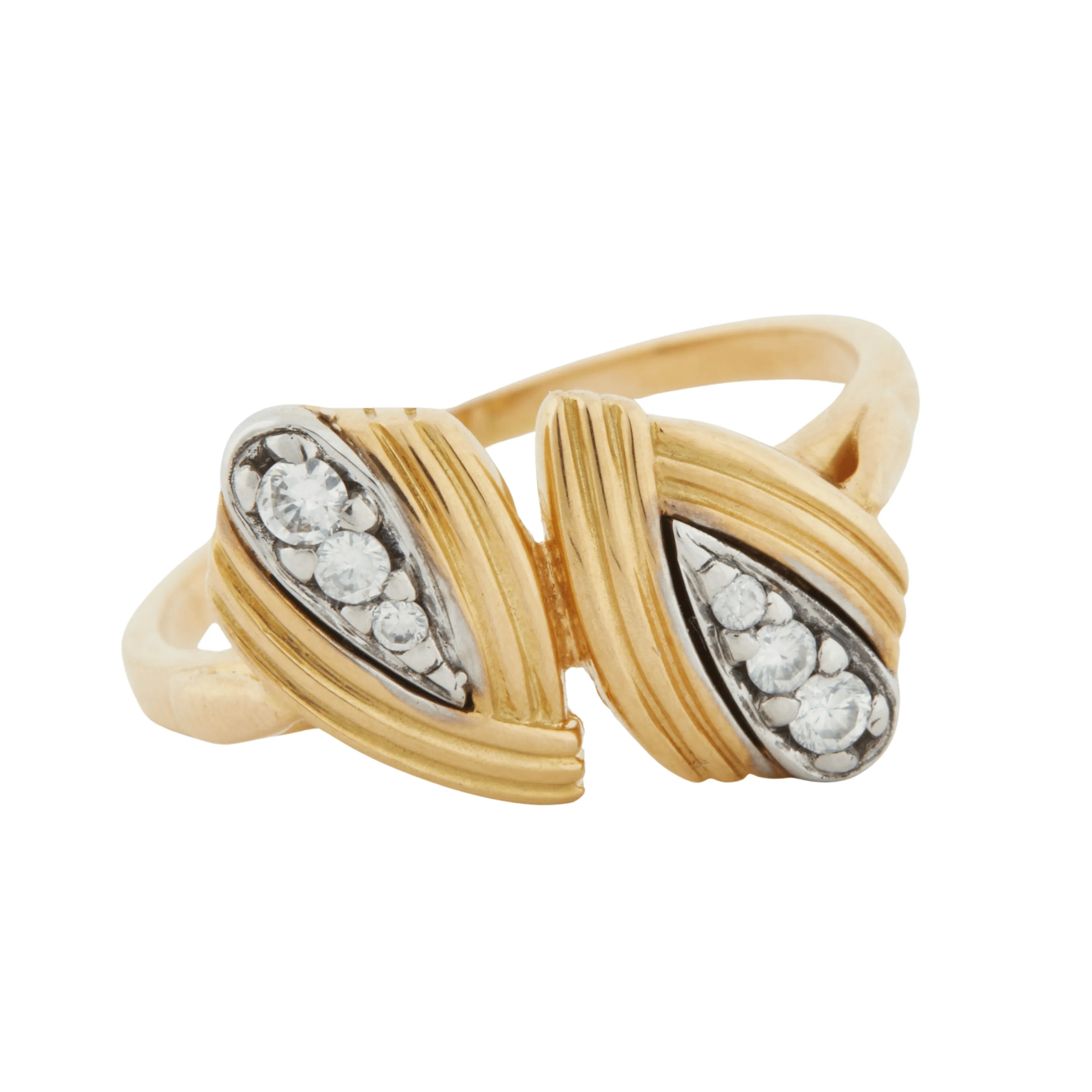 Bague 2 Ors Diamants sold by 58 Facettes