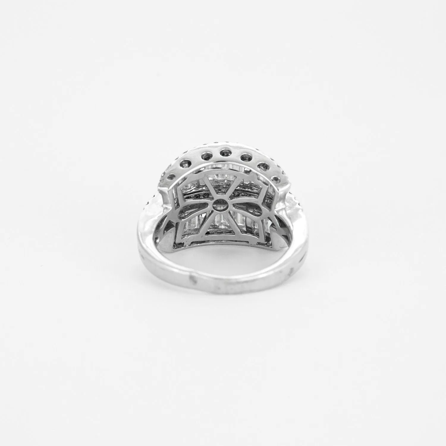 Les Deux Mondes - Bague en or blanc 750 sertie de diamants sold by 58 Facettes product image thumbnail 3