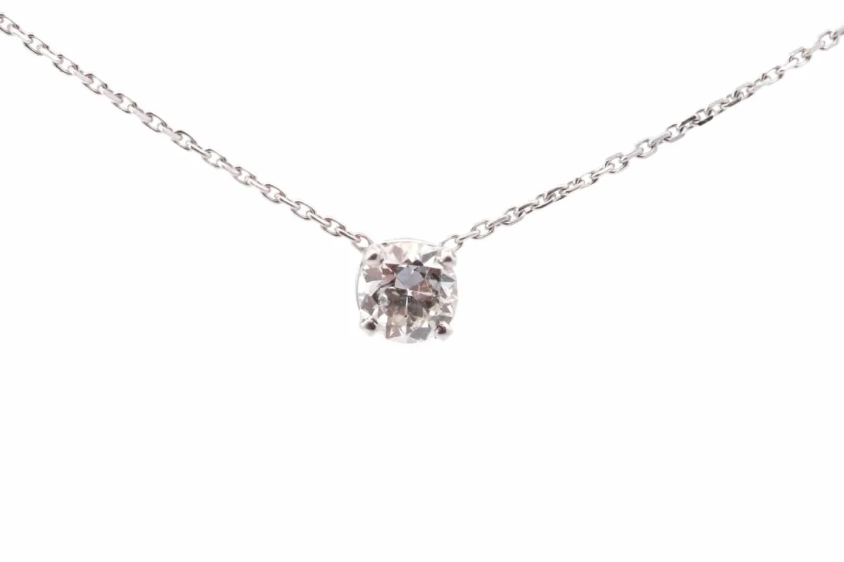 Collier pendentif diamant en or blanc sold by 58 Facettes
