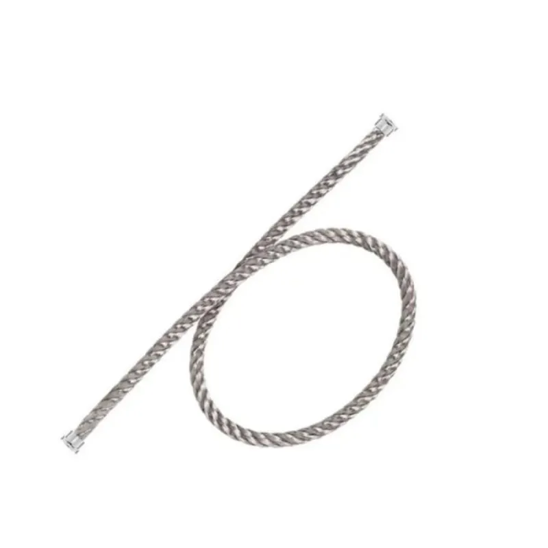 FRED - Bracelet Force 10 or blanc et corde grise sold by 58 Facettes