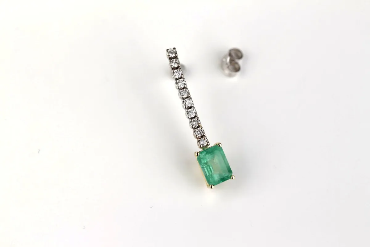Boucles D'oreilles Emeraudes Diamants sold by 58 Facettes