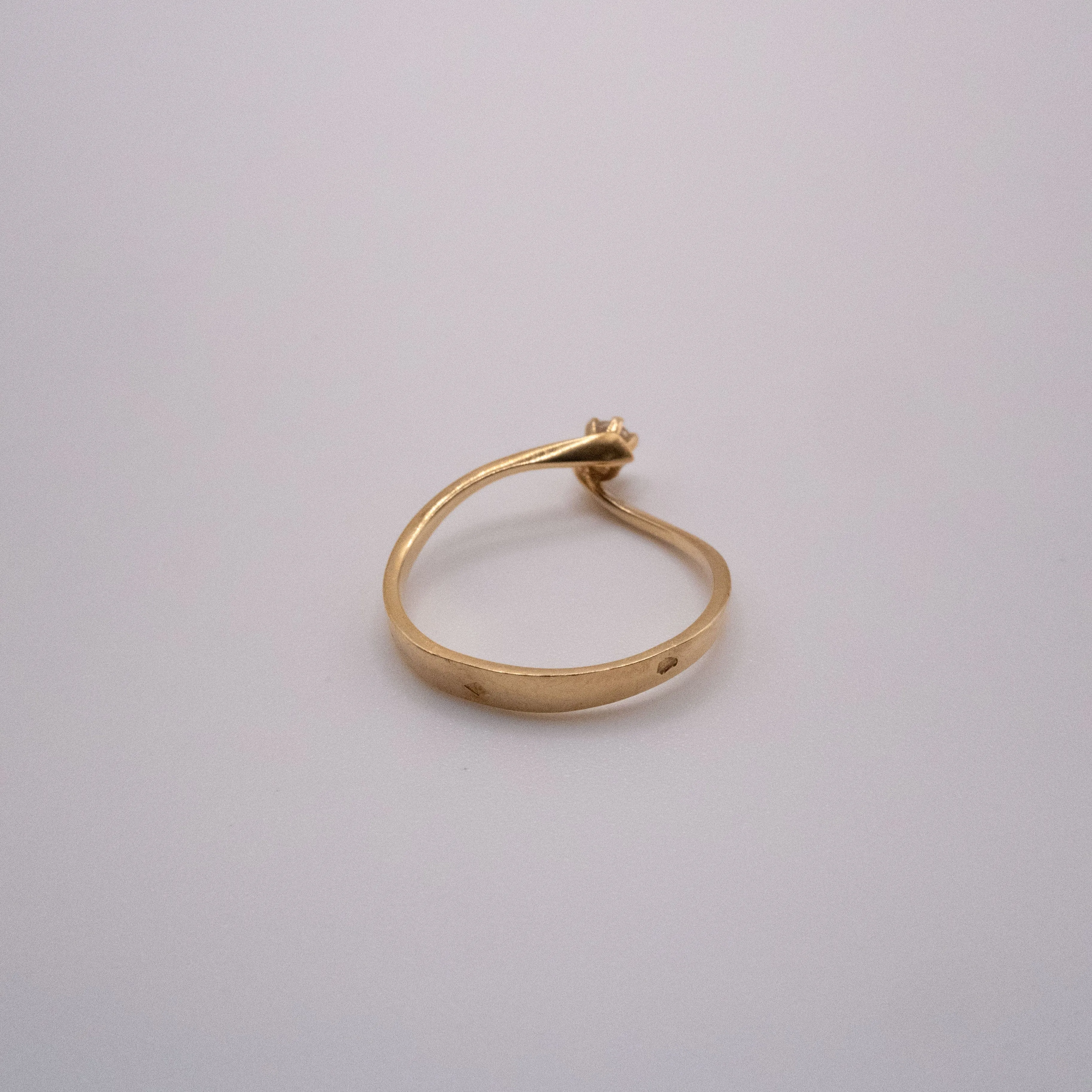 Solitaire Spirale or jaune diamant sold by 58 Facettes product image thumbnail 5