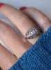 Bague Art Déco platine et diamants sold by 58 Facettes
