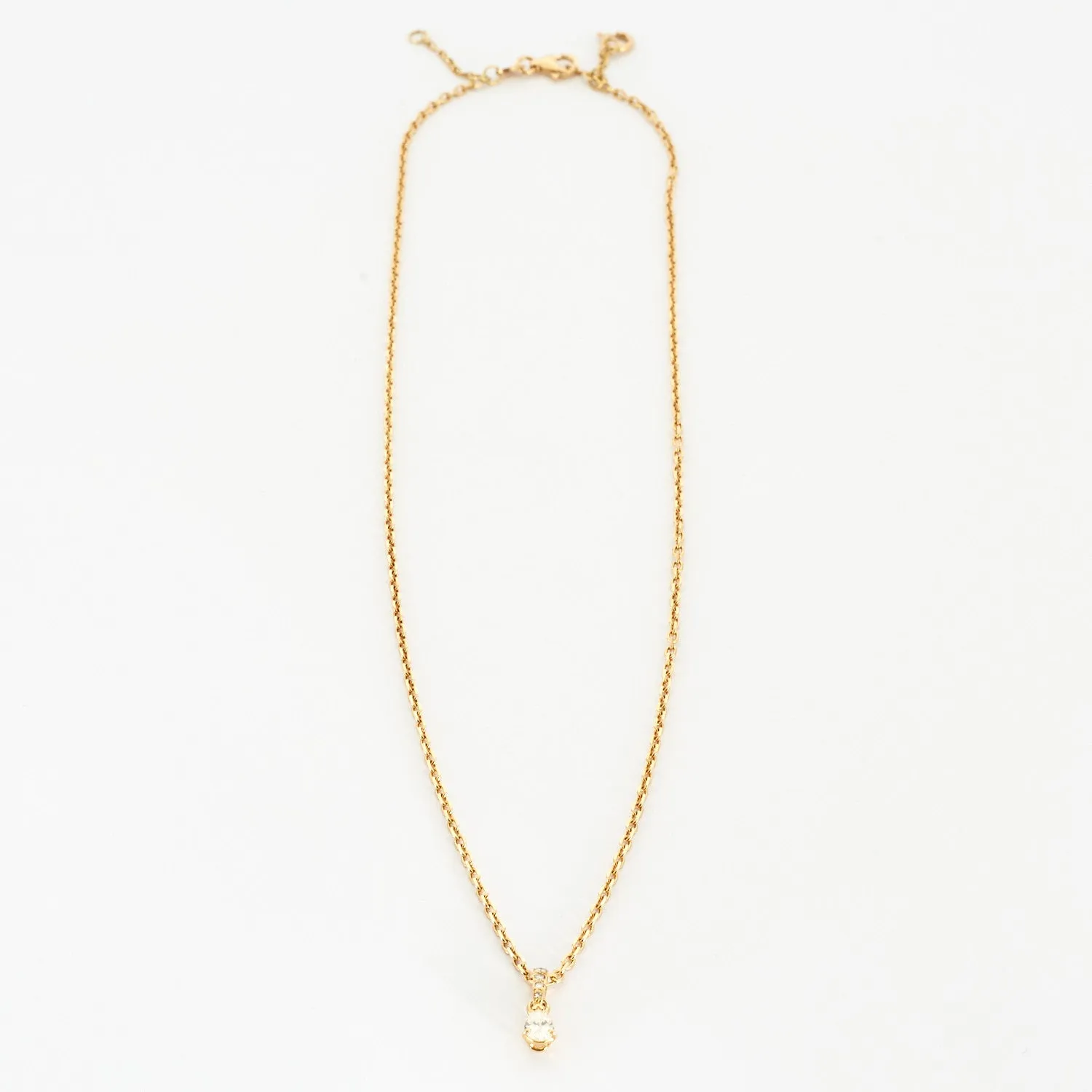 Collier en or jaune serti d'un diamant poire sold by 58 Facettes product image thumbnail 3