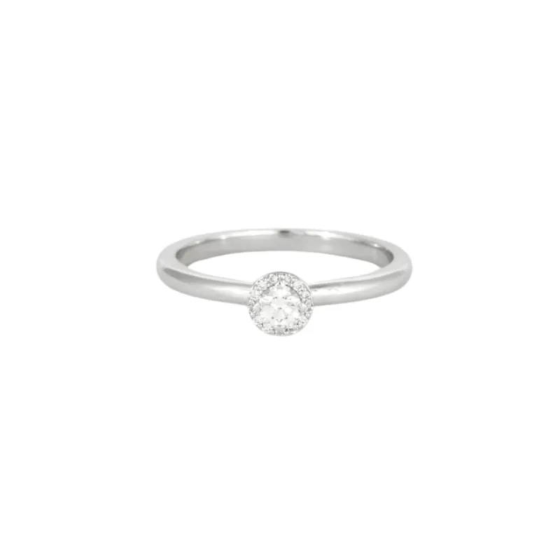 Solitaire or blanc diamant sold by 58 Facettes