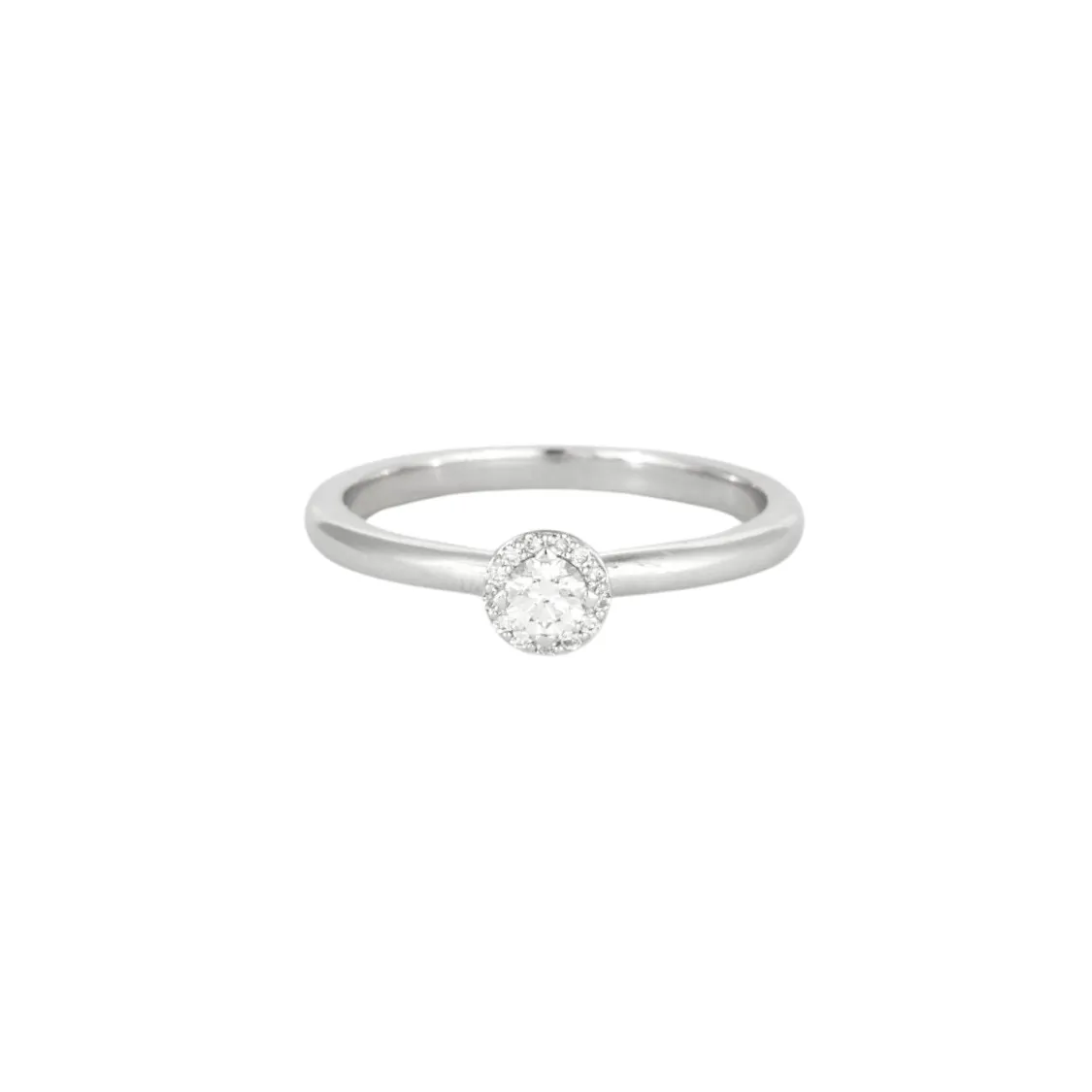 Solitaire or blanc diamant sold by 58 Facettes