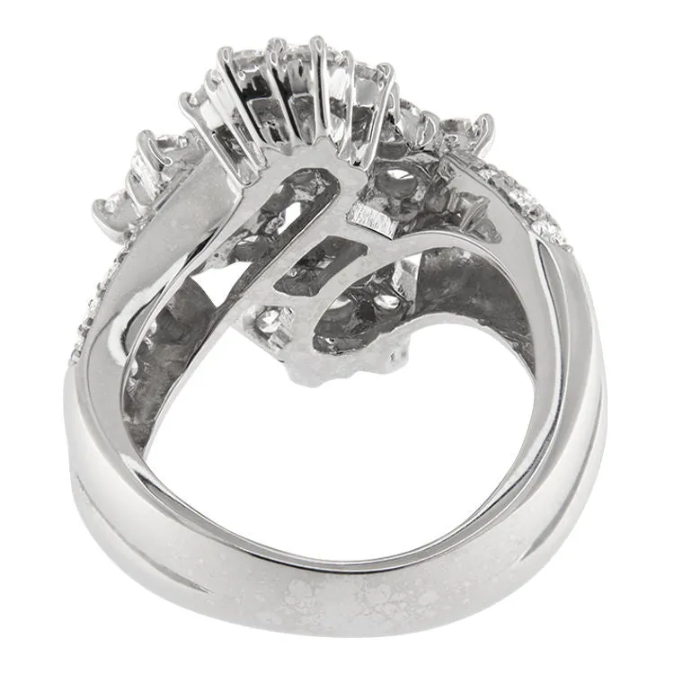 Bague en or blanc avec diamants de 3,48 ct sold by 58 Facettes product image thumbnail 5