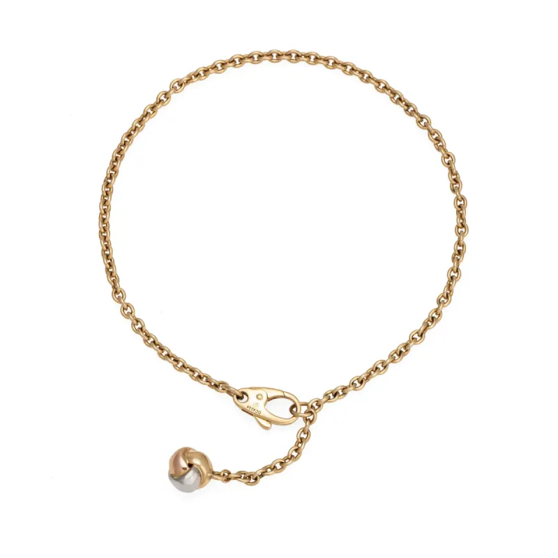 CARTIER - bracelet à breloques Trinity sold by 58 Facettes