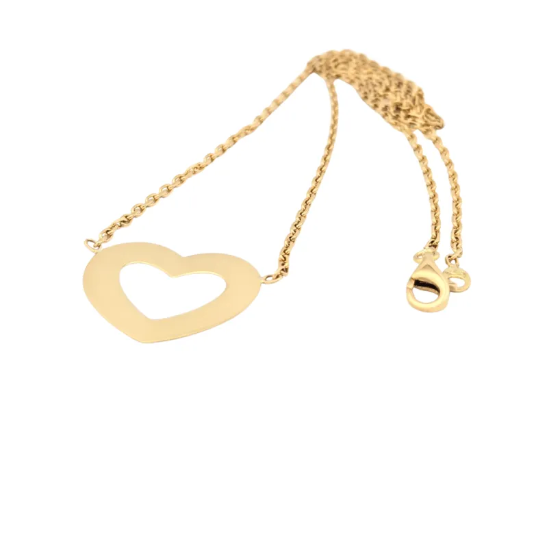 Collier cœur en or jaune sold by 58 Facettes