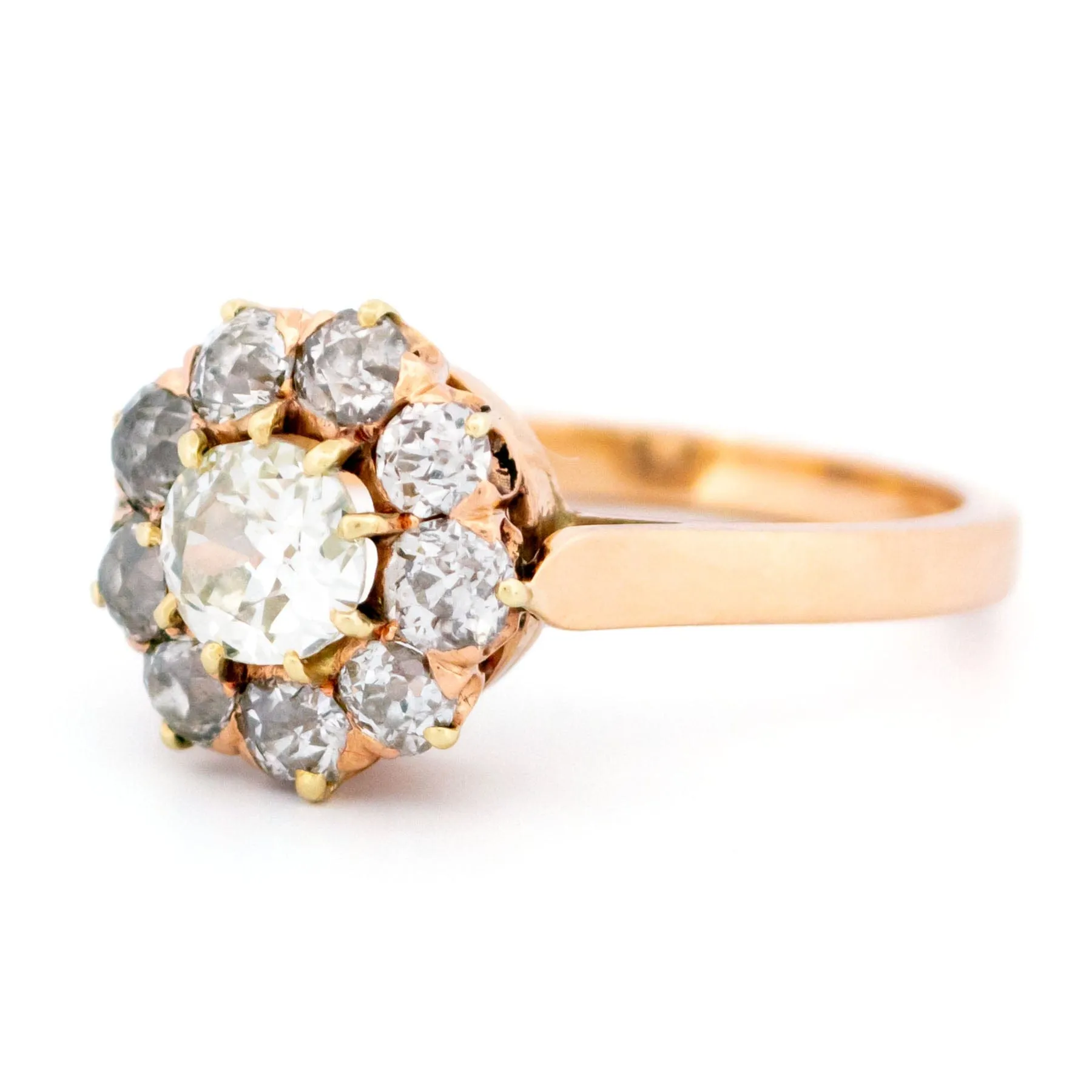 Bague en grappe de diamants sold by 58 Facettes product image thumbnail 4