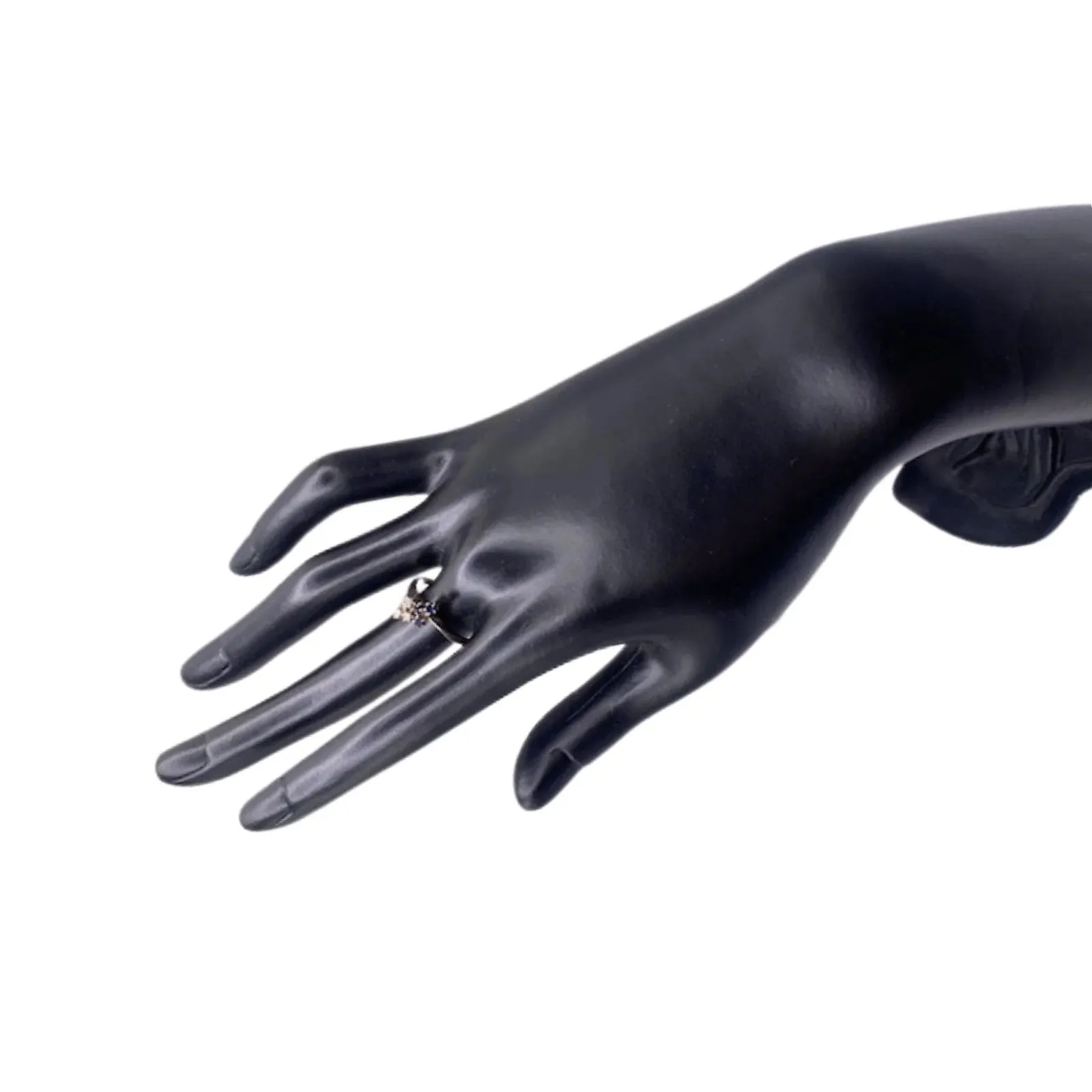 Bague Toi & Moi Or Blanc Diamants Saphirs sold by 58 Facettes product image thumbnail 3