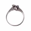 Bague Toi & Moi Or Blanc Diamants Saphirs sold by 58 Facettes