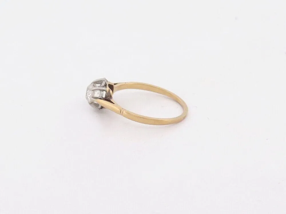 bague solitaire en or jaune diamant sold by 58 Facettes product image thumbnail 3