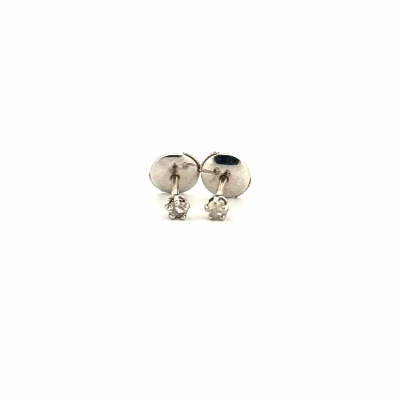 Puces d'oreilles Or Blanc 18 k sold by 58 Facettes