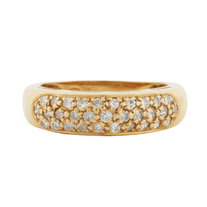 Bague Or jaune Diamants sold by 58 Facettes