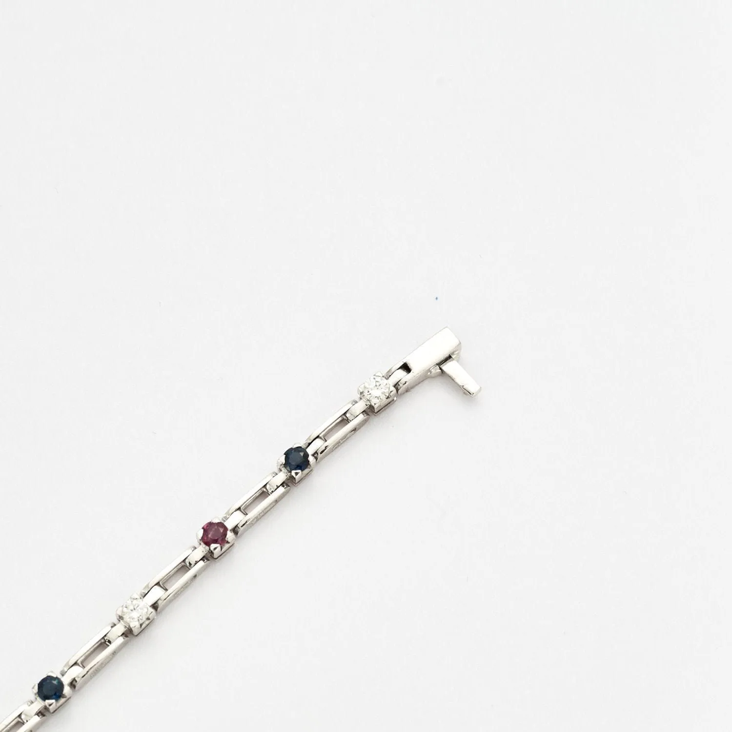 Bracelet Diamants Saphirs Rubis sold by 58 Facettes product image thumbnail 5