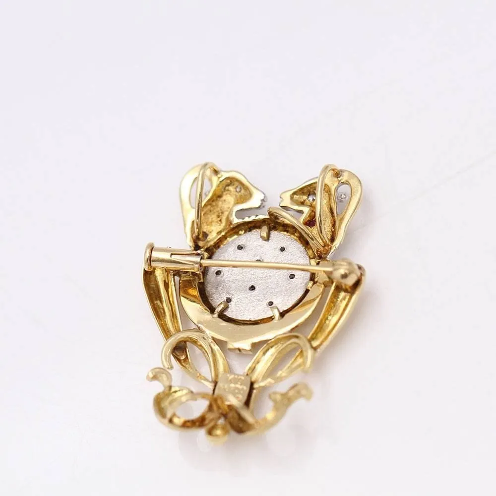 Pendentif Chèvres 2 Ors Diamants sold by 58 Facettes product image thumbnail 5