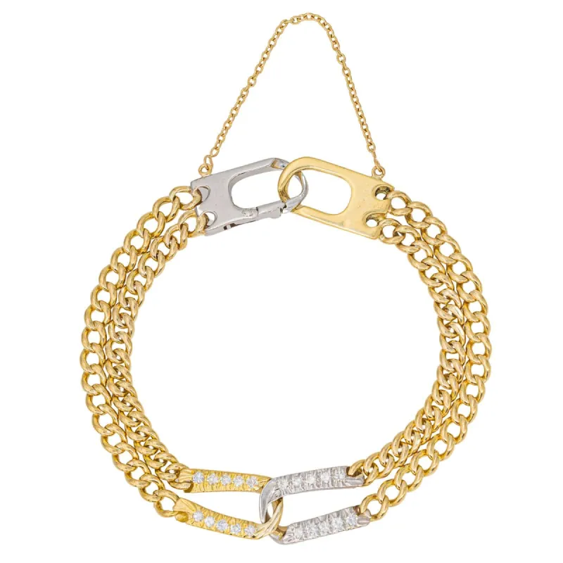 Bracelet Or jaune Diamant sold by 58 Facettes