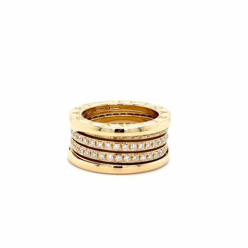 BULGARI - BAGUE B.ZERO 1 OR JAUNE ET DIAMANTS sold by 58 Facettes