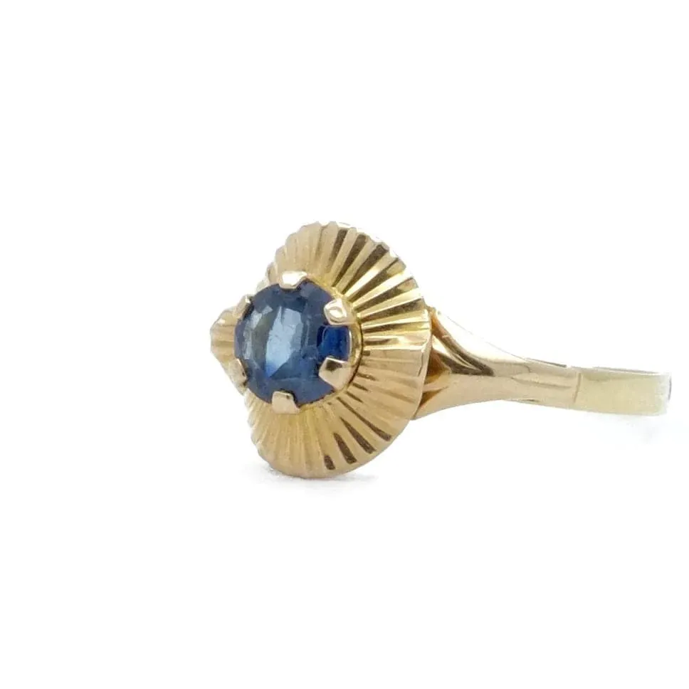 Bague Or jaune Saphir sold by 58 Facettes product image thumbnail 3