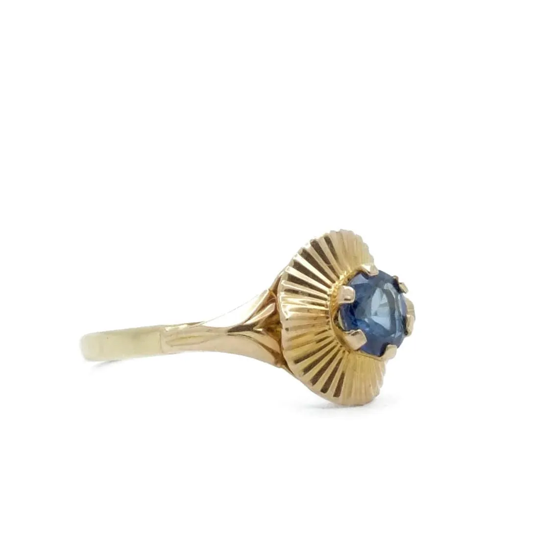 Bague Or jaune Saphir sold by 58 Facettes product image thumbnail 4