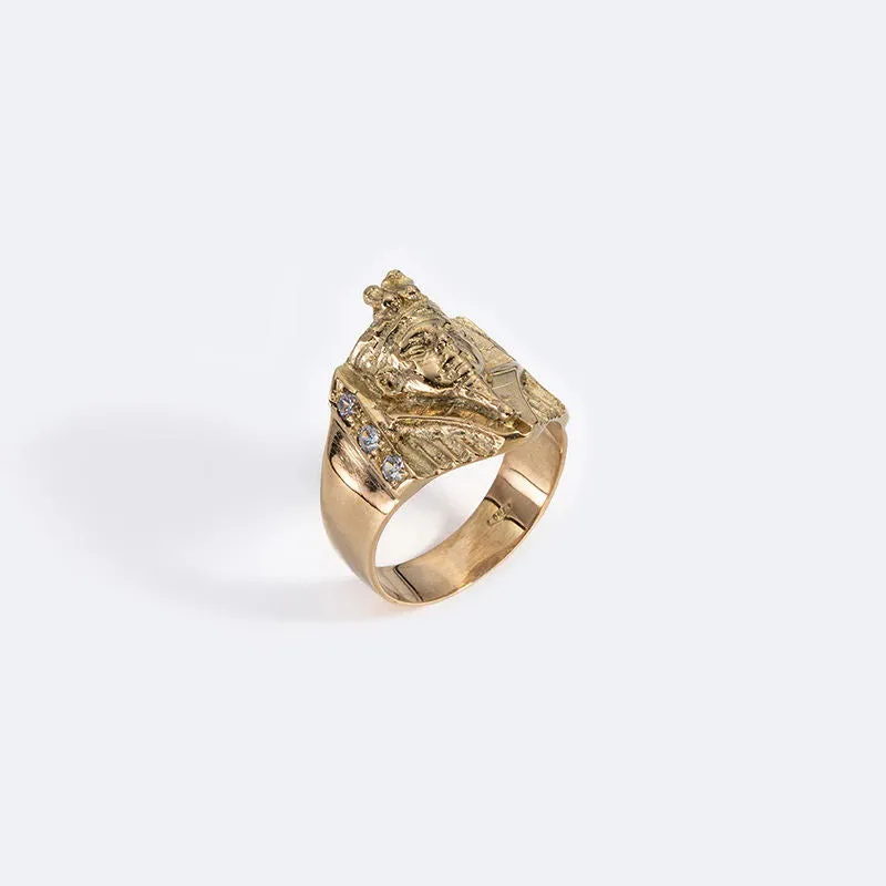 Anello con sfinge e brillanti sold by 58 Facettes product image thumbnail 2