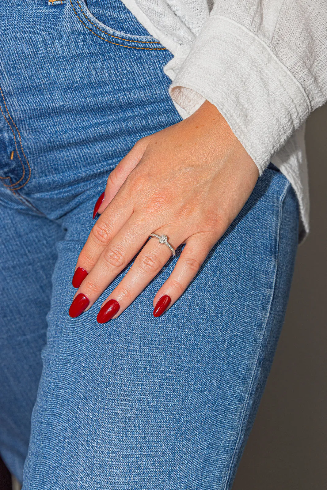 Bague Solitaire Or blanc Diamant sold by 58 Facettes product image thumbnail 2