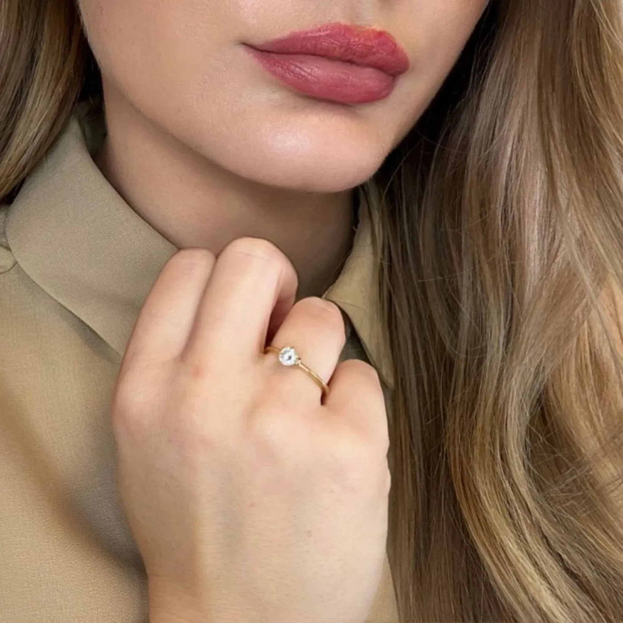 Solitaire Or jaune et diamant sold by 58 Facettes product image thumbnail 2