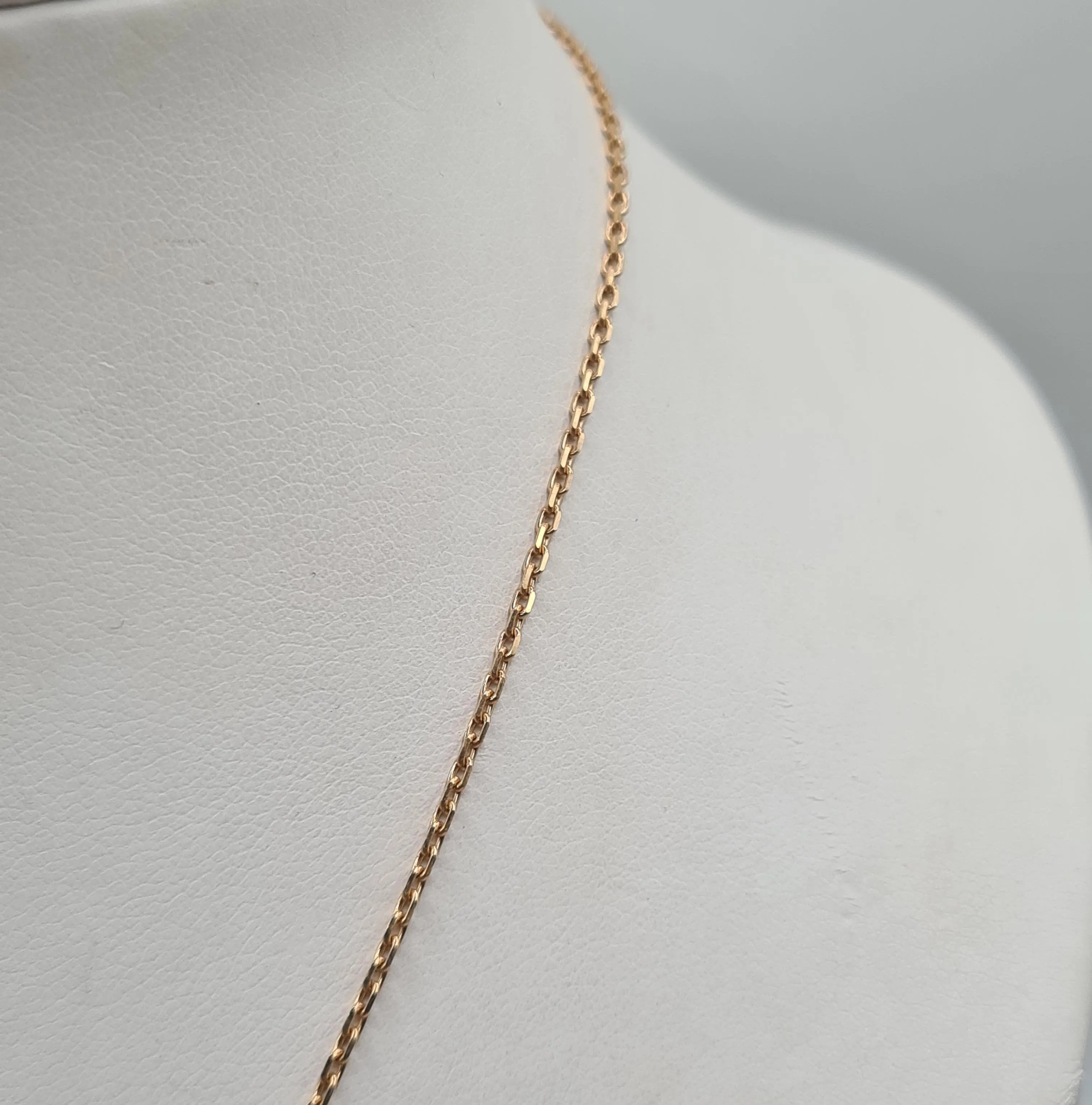 Collier or rose serti de saphirs et d'un diamant sold by 58 Facettes product image thumbnail 4