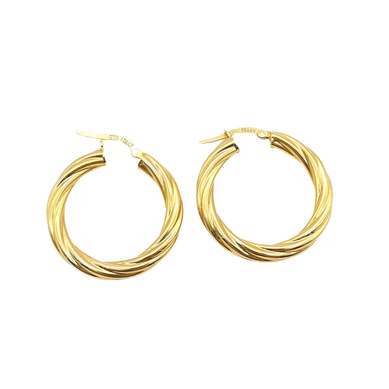 Boucles d'oreilles créoles or jaune sold by 58 Facettes