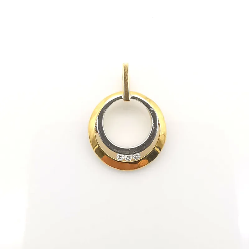Pendentif 2 ors diamants sold by 58 Facettes
