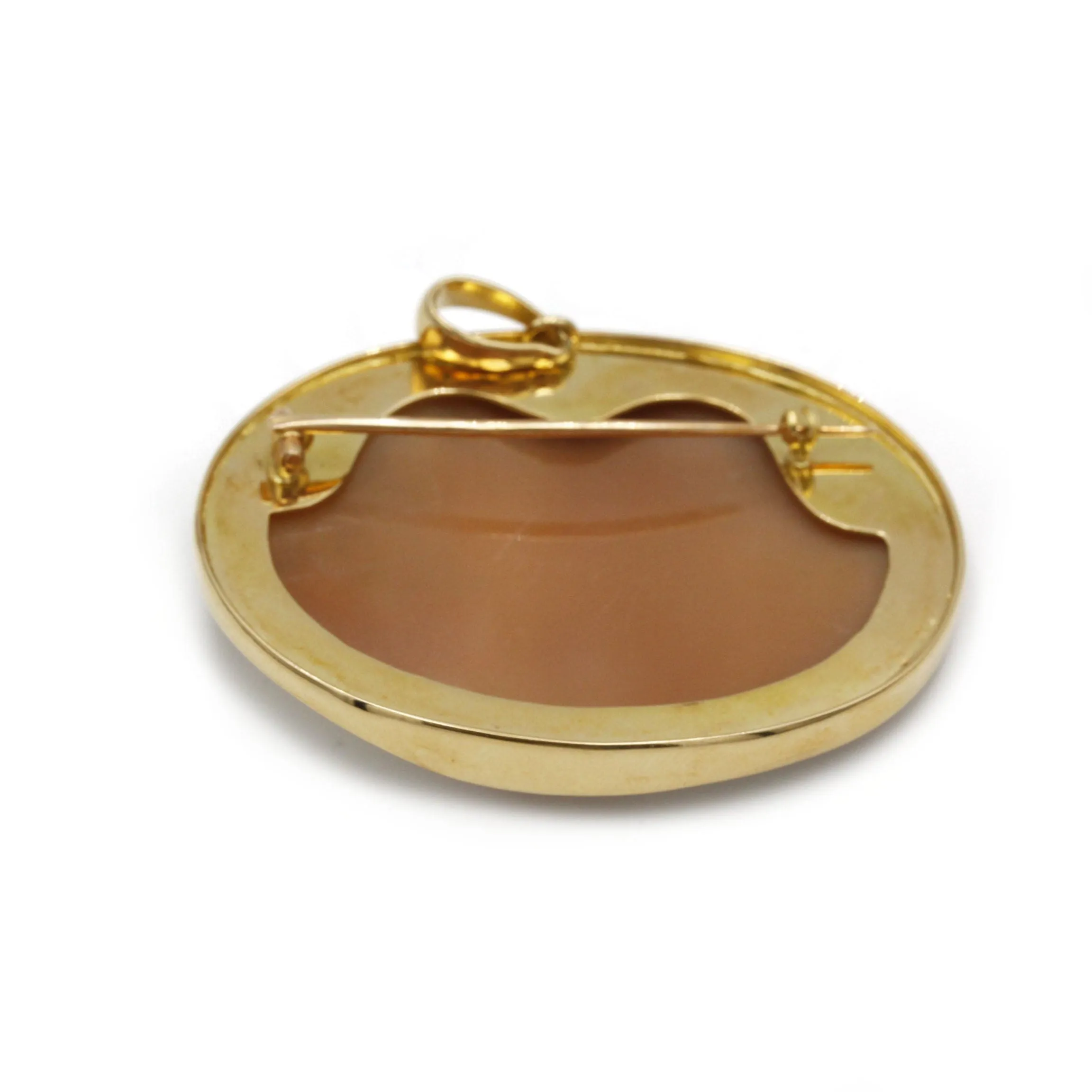 Broche Pendentif or et camée Coquille sold by 58 Facettes product image thumbnail 2