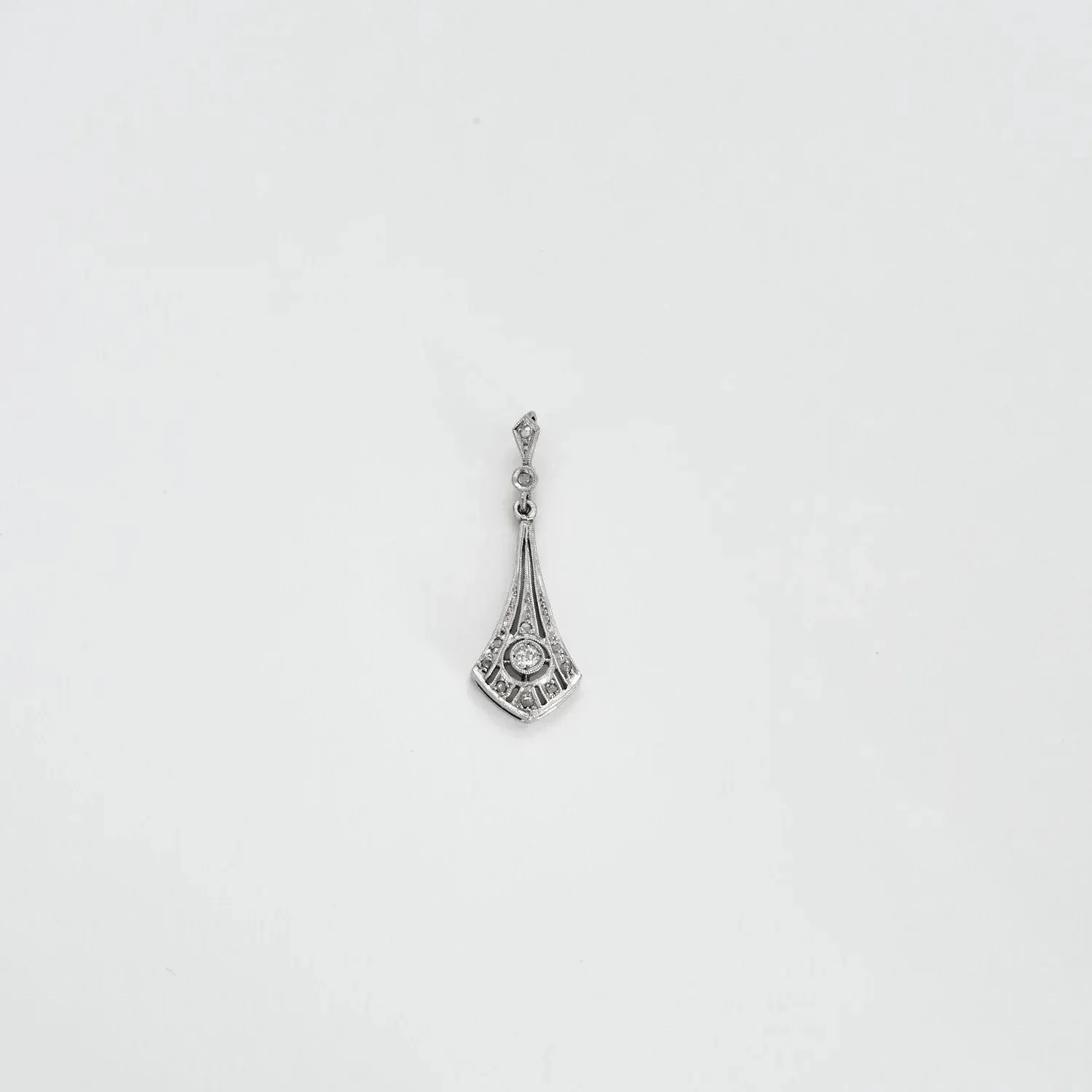 PENDENTIF ART DECO DIAMANTS sold by 58 Facettes product image thumbnail 4