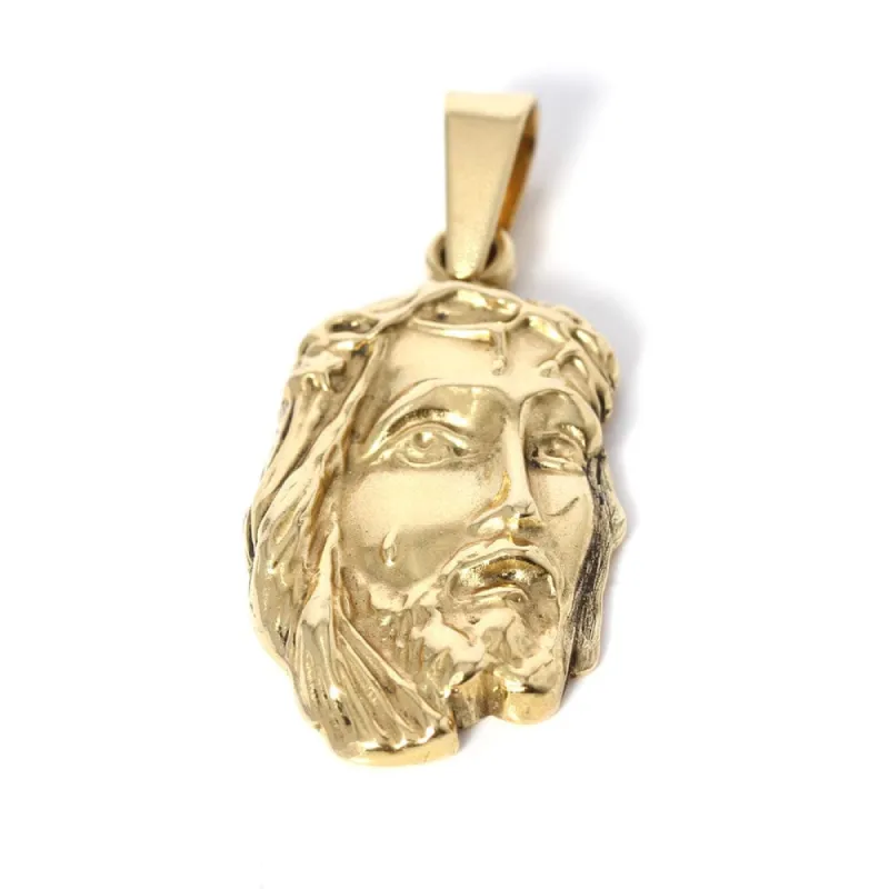 pendentif visage du Christ en or sold by 58 Facettes