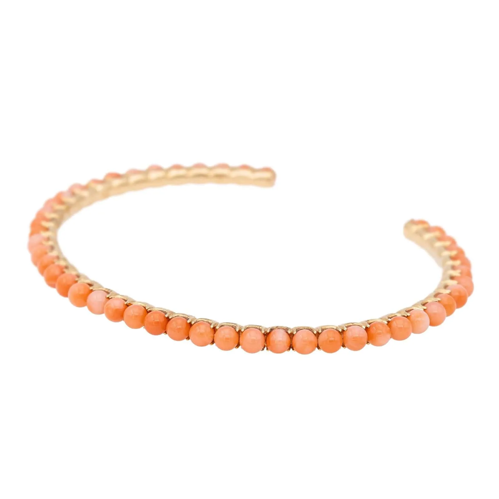 Ginette NY Bracelet Jonc Maria Or rose Corail sold by 58 Facettes product image thumbnail 3