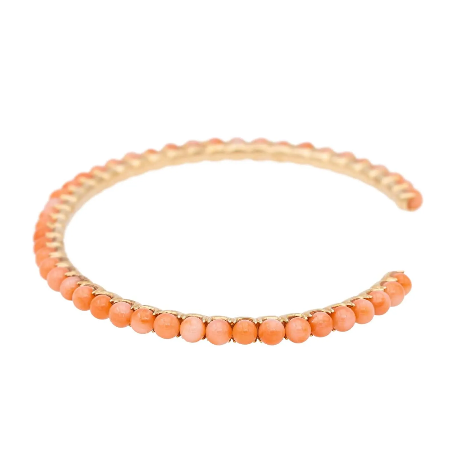 Ginette NY Bracelet Jonc Maria Or rose Corail sold by 58 Facettes product image thumbnail 4