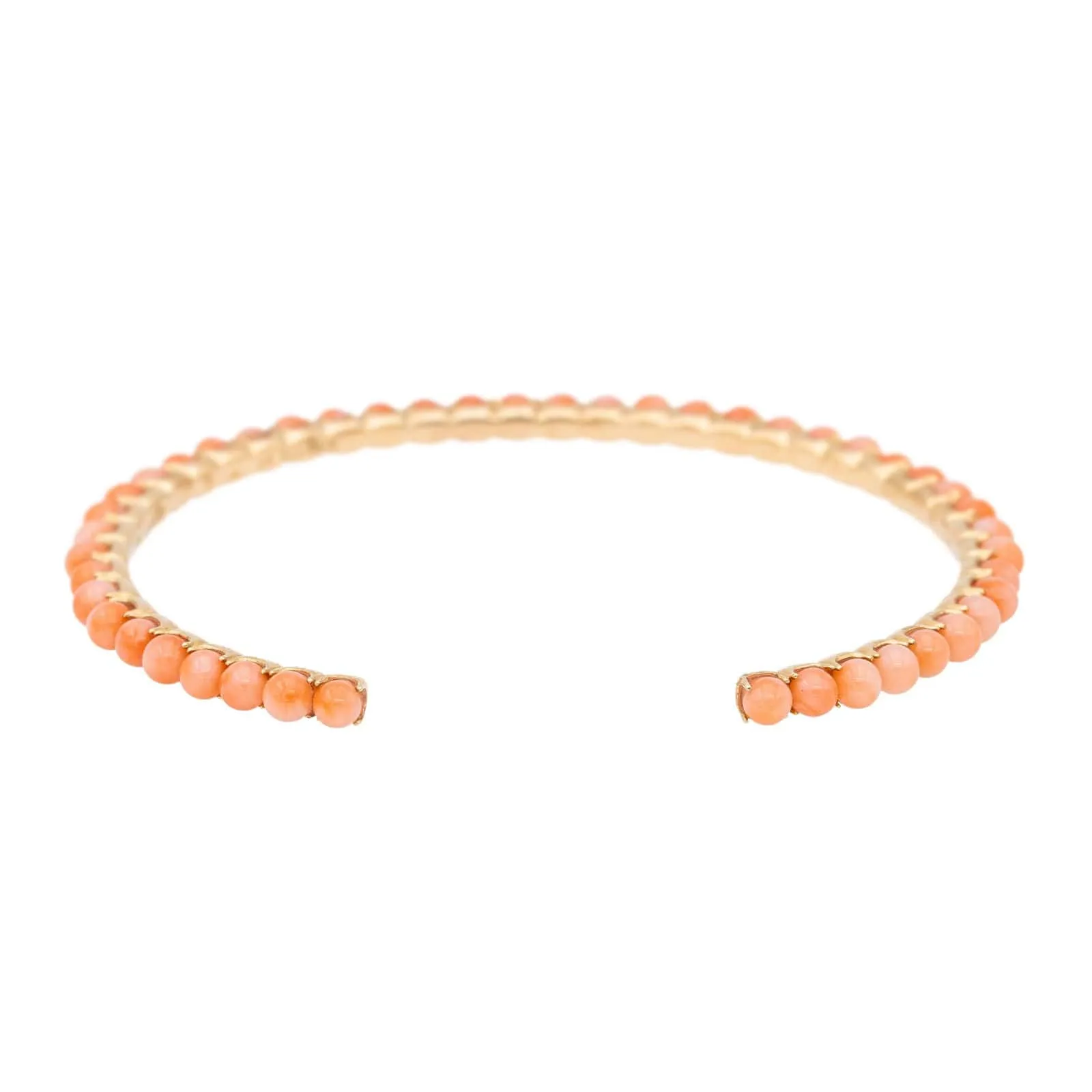 Ginette NY Bracelet Jonc Maria Or rose Corail sold by 58 Facettes product image thumbnail 5