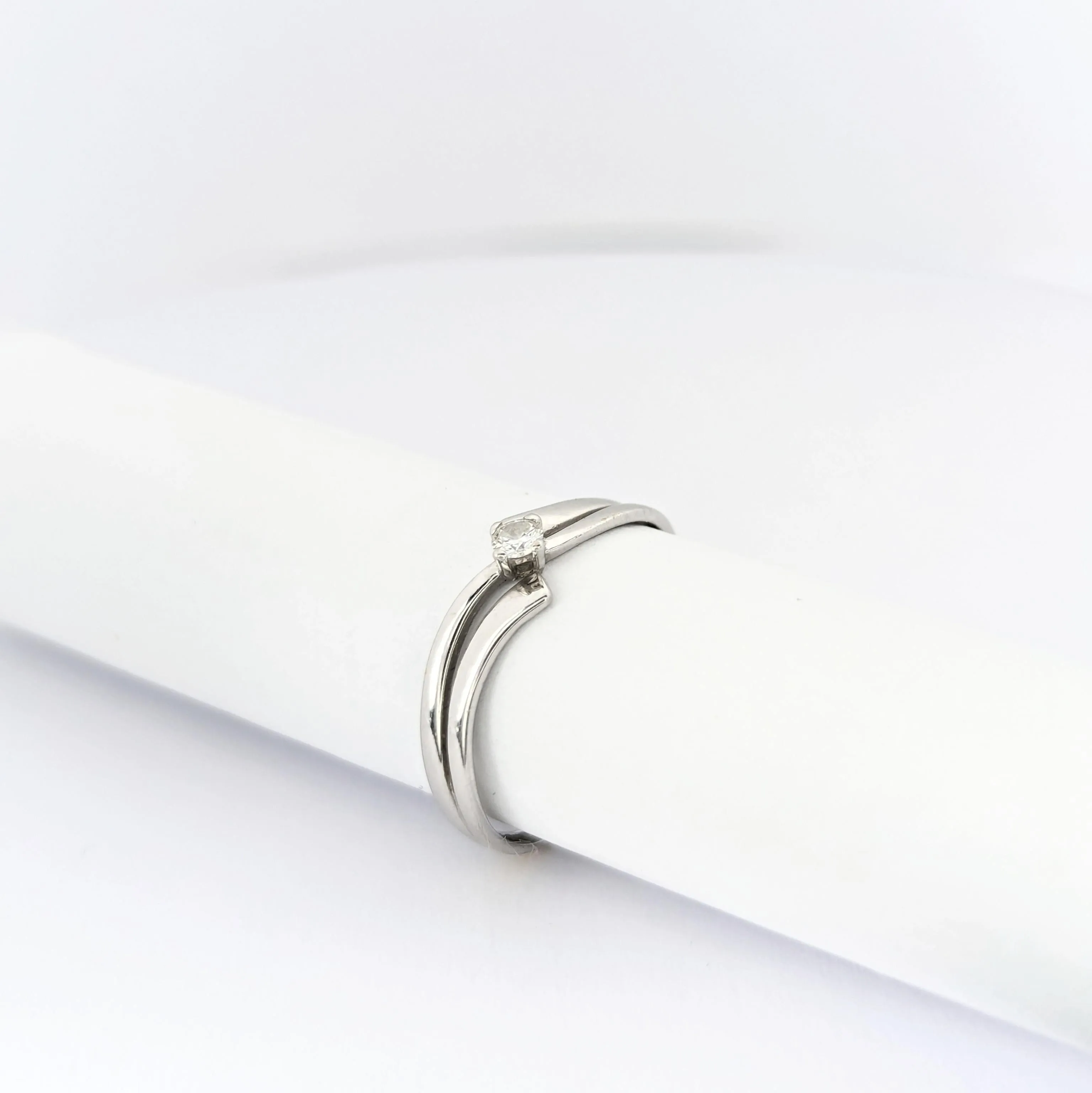 Bague en or blanc et diamant sold by 58 Facettes product image thumbnail 5