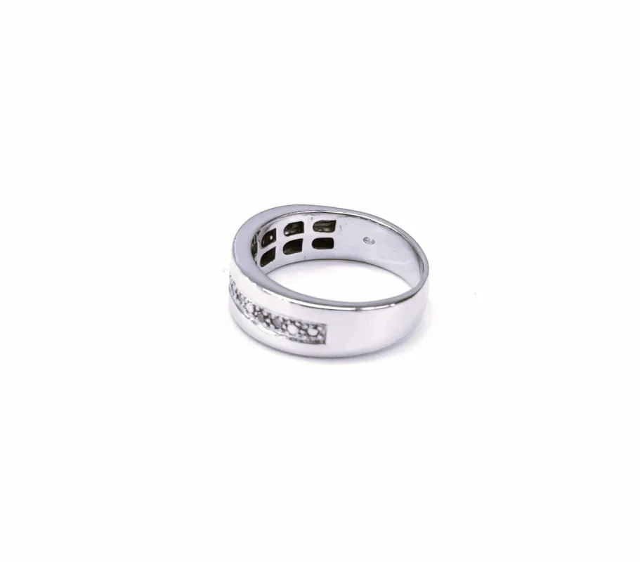 BALMAIN - bague or blanc et diamants sold by 58 Facettes